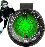Compass Watch - Accurate Underwater Navigation | Multifunctional Waterproof Luminous Compass for Hiking, Survival, Diving, Camping, Kayak