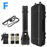 Underwater Torch Camping Outdoor Diving Flashlight Black Button Switch
