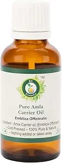 R V Essential Pure Amla Oil 30ml (1.01oz)- Emblica Officinalis (100% Pure and Natural Rare Herb Series)