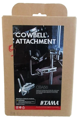 Tama Cowbell Attachment Holder CBA56 Fast Clamp Mount Drum Kit Accessory