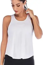 [outret] G Women Ladies Activewear Running Workouts Clothes Yoga Racerback Tank Tops