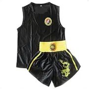 [TangDao] Fighting Boxing Uniform with Chinese Dragon Pattern Boxer Training Tops with Shorts Suit for Sanda