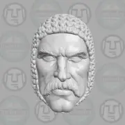 Chainmail Knight Palomino v2 custom head for 1:6 1:10 1:12 1:18 action figures