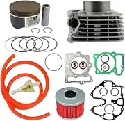 Motorcycle Bore 85mm Air Cylinder Block Piston Rings Gasket fuel Oil Tube Oil Fuel Filter Kit For XR400 TRX400EX Sportrax
