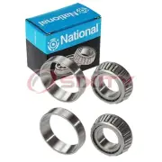 2 pc National Front Inner Wheel Bearing and Race Sets for 1954-1956 MG ZA di (for: MG)