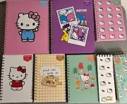 Sanrio Hello Kitty Spiral Journal Notebook Set Brand New
