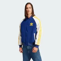 在飛比找PChome24h購物優惠-【ADIDAS】SST VARSITY 羽絨外套 男 藍色-