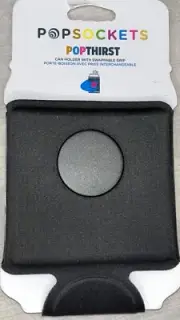 PopSockets POPTHIRST Can Holder GRIP BLACK NWT