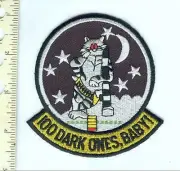 Military Patch USN F-14 Tomcat 100 Night Traps Dark