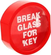 Angoily Emergency Door Lock Box Wall Mounted Key Storage for Safe Access Break Key Lock Box for Home Security Space Saving Design Suitable for Emergency Preparedness
