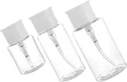ASAKKURA 3pcs Travel Toiletries Lotion Bottles Squeezable Makeup Bottle Leakproof Liquid Dispenser for Hand Cream