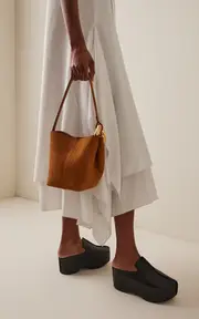 [JW Anderson] The JWA Corner Small Leather Bucket Bag