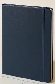 anecdote Hardcover Dotted Journal W/ Thick 100 gsm Paper A5 8.3”x5.4” Ink Blue