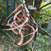 Beautiful Always Spinning Cosmix Triple Copper Wind Spinner - 20 inch