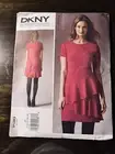 Donna Karan Uncut Vogue Pattern V1383 Sizes 6-14