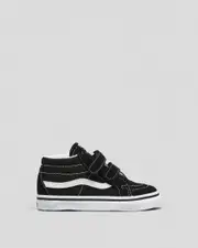 [Vans] Vans Toddlers' Sk8-Mid Reissue V Shoes in Black/True White Size 2 2 Black/True White