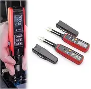 Parasitic Draw Fuse Tester Automotive, 2025 New Car Circuit Tester Monitor Accessories for Mini, Maxi & ATC Fuses Live Current Readings up to 80a,Replaceable Tips and Built-in Flashlights