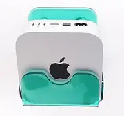 Alloery Acrylic Wall Mount for Mac mini M4/M4 Pro,Wall Holder Desktop Accessory (Transparent Green)
