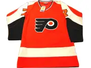 MITCHELL & NESS NHL PHILADELPHIA FLYERS BILL BARBER AUTHENTIC JERSEY SIZE S 36