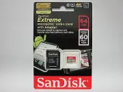 Sandisk 64G Micro Extreme U1 SD card for Sony PJ440 PJ275 PJ670 PJ340 CX440