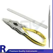 Chiropody Diamond Deb Nail File & Cantilever Half Gold Nail Grooming Cutter 3Pcs