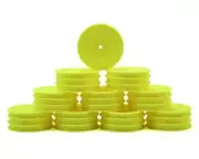 Schumacher 12mm Hex 1/10 2WD Front Buggy Wheel (Yellow) (10) (Medium) [SCHU7457]