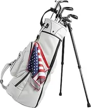Tough Outdoors Golf Towel (15"x 25") - Golf Bags for Men & Women-Golf Bag Towel, Golf Club Towel & Microfiber Golf Towel-Golf Rag with Clip