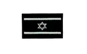 Flag patch black embroidered iron / sew badge backpack army airforce israel