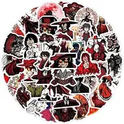 60pcs Hellsing Stickers, Cool Anime Manga Waterproof Vinyl Decals for Teens Kids Boys Laptop Skateboard Phone Water Bottles Notebook Car Bicycle Motorcycle Luggage