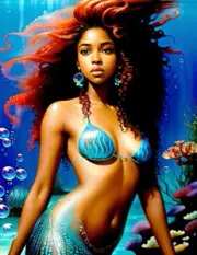 Mermaid Sketchbook: 100 Pages; Sketching, Drawing , Writing ,Doodling (8.5 X 11)