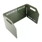 (Tri Folded Green)Camping Stove Windscreen Outdoor Folding Portable HB GO