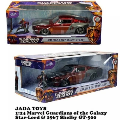 Jada Guardians of the Galaxy Star-Lord & 1967 Ford Shelby Mustang 1:24 Scale