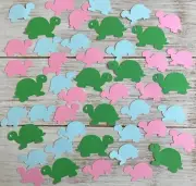 Turtle Confetti Gender Reveal Turtle Baby Shower Birthday Party decorations