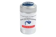 J Herbin: Tin of 6 International Cartridges - Bleu des Profondeurs