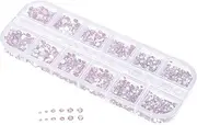 UTHCLO Cherry Blossom Flatback Rhinestones for DIY Nail Art Jewelry Versatile Multi Gems for Makeup Crafts and Creative Projects Easy Application for Stunning Designs
