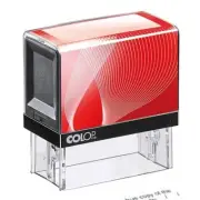 Custom Business Self inking Stamp Colop 30 rubber Stamp - 47mm x 18mm