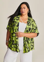 [Taking Shape] Taking Shape Reversible Cape in Multi, Viscose - Women's Accessories Multi