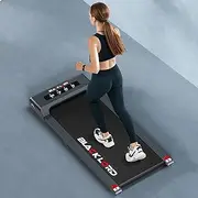 BLACK LORD Portable Walking Pad Treadmill 2.3HP, FW40 Model, Exercise Machine Fitness Equipment Under Desk with Bluetooth APP Remote Control, Grey