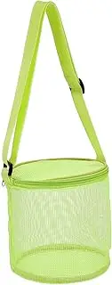 Kisangel Beach Bag for Boys and Girls Mesh Bag Practical Storage Mesh for Beach Toys Treasures Portable Stylish Shell Storage Holder Easy to Use