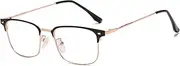 Blue Light Blocking Glasses Anti 4-400nm Rays Computer Gaming Glasses Computer Gaming Eyeglasses Lightweight Eye Retro Frame Rose Gold