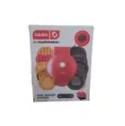 Dash MultiMaker Mini Waffle Maker System with 6 Removeable Holiday Plates - Red