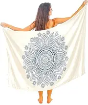 [Mandala Life ART] Boho Chic Pareo - Mandala Pareo - Bikini Swimsuit Cover