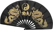 Alasum Folding Kung Fu Fan Portable Handheld Performance Fan for Dancing Decoration and Costume Accessories Elegant Design Showcasing Traditional Chinese Culture