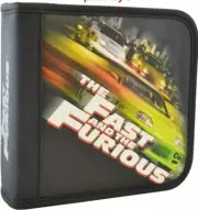 Original Fast and Furious 24 Capacity Heavy Duty Music CD DVD Wallet Black NEW