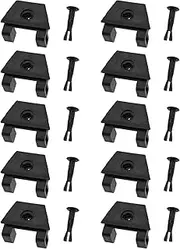 eMagTech 10pcs Fender Liner Clip Bumper Cover Clip Pin Retainer Fasteners for Car 53879-58010 5387958010 Compatible with Toyota Compatible with Highlander