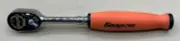 SNAP ON FHCL72 ORANGE 3/8" DR DUAL 80 SOFT GRIP COMPACT HEAD RATCHET (MVP029446)