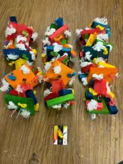 3 featherland paradise bird toy Knots blocks size M