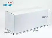 Mailing Box 500 x 200 x 200mm Regular White Long Tube Carton B917