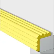 Foam Safety Strips, Self-Adhesive W Shape Table Protectors Corners Cushion Bumper, Edge Children's Anti Collision Strip for Glass Table Furniture Fireplace