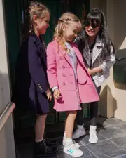 [Belle & Bloom] Good Manners Wool Blend Fitted Coat - Pink
